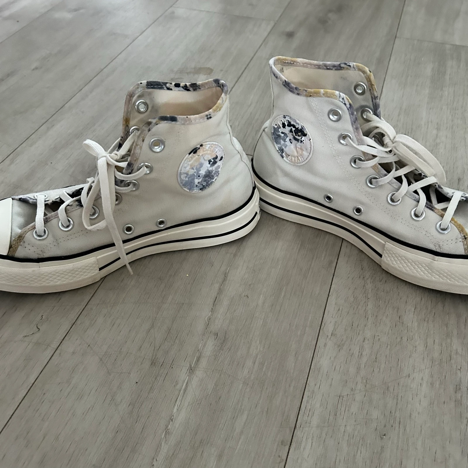 Converse All Star Lift / Platform High Top Sneakers Ecru / White – Size 38 – photo 12